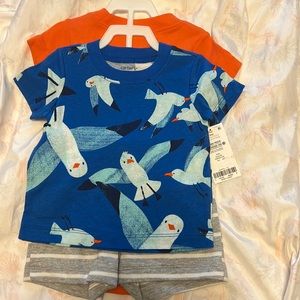 Baby boy summer matching set